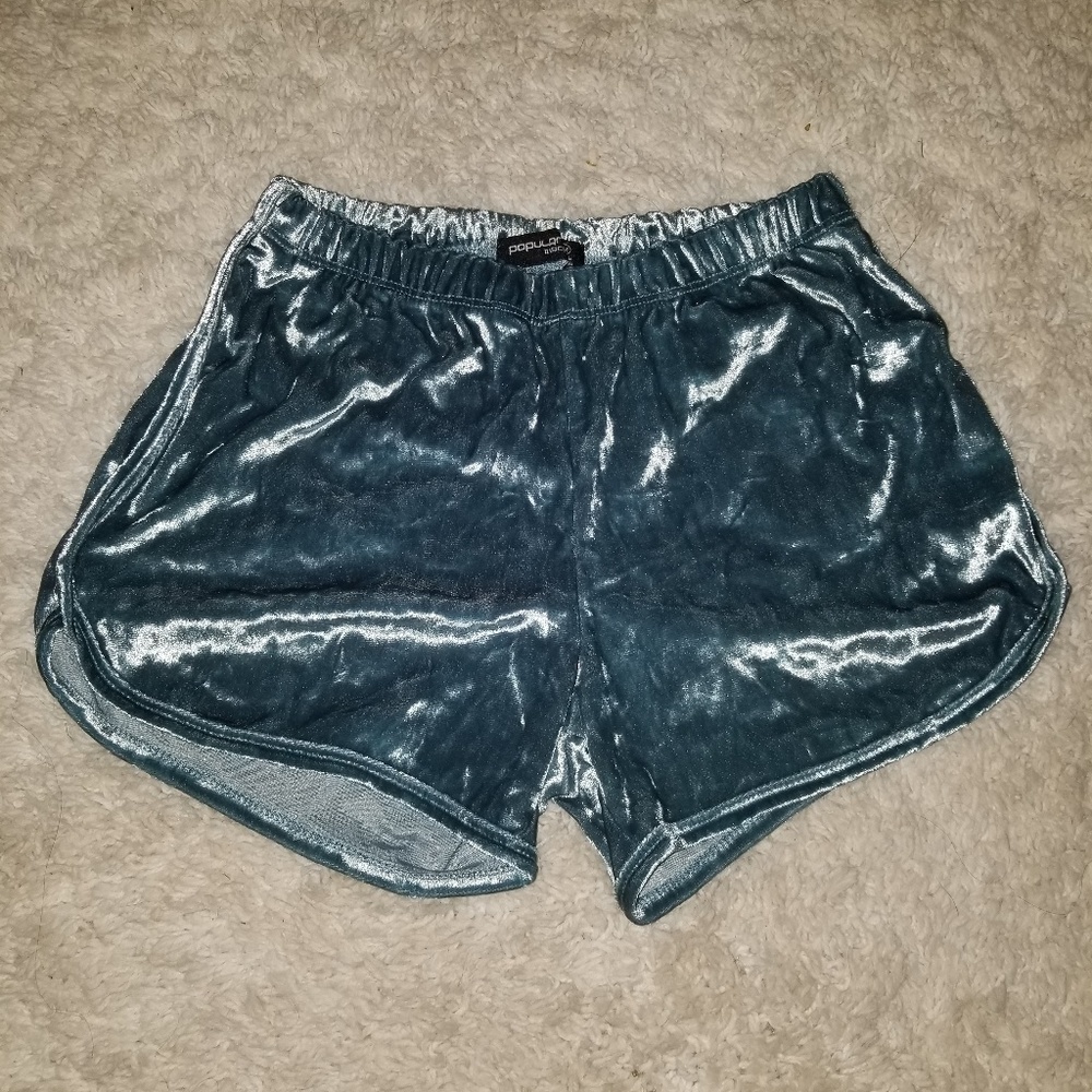 Suede shorts